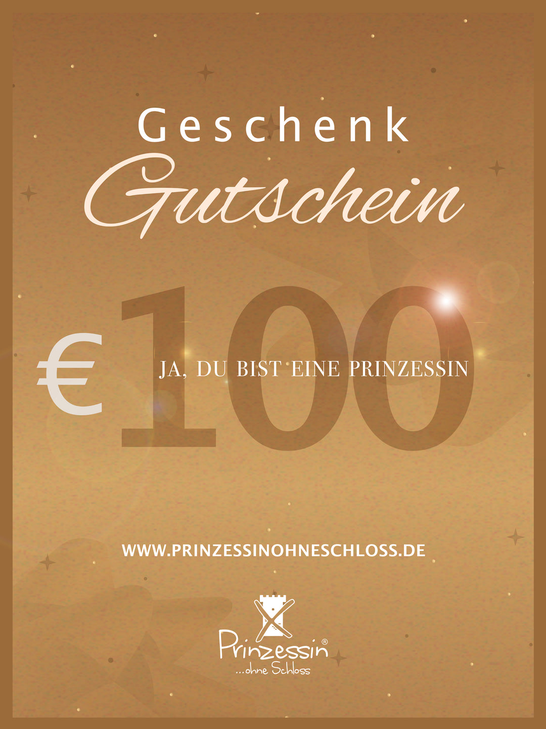 Geschenkgutschein Online Shop 100€
