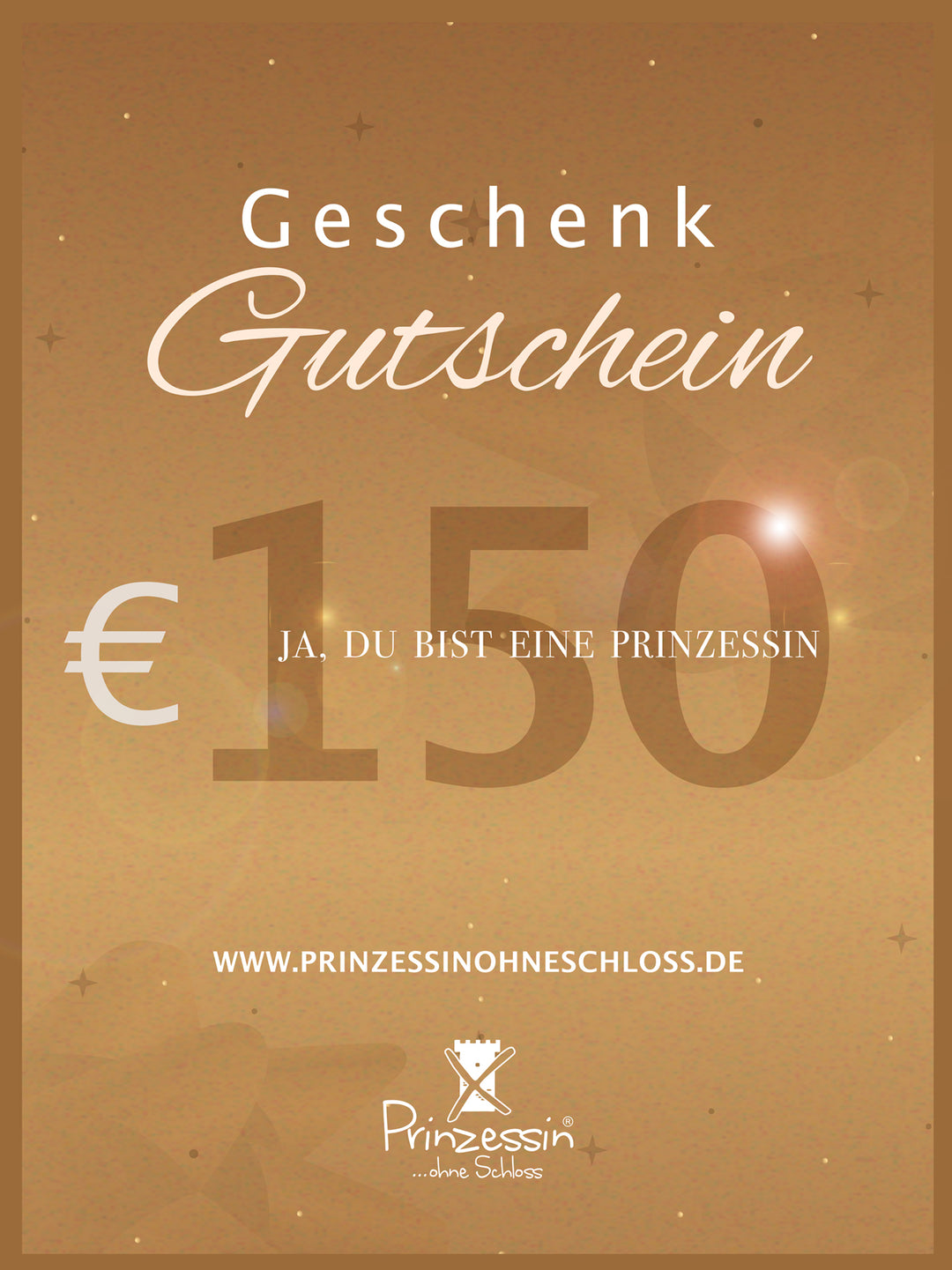 Geschenkgutschein Online Shop 150€