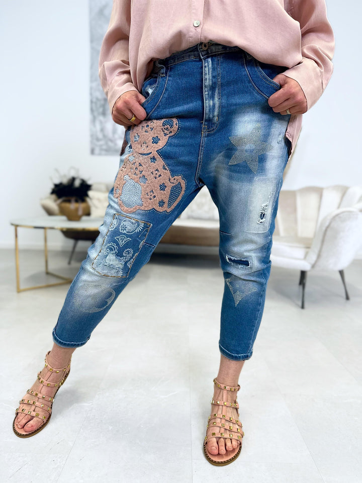 Jeans Teddy (2 Farben)