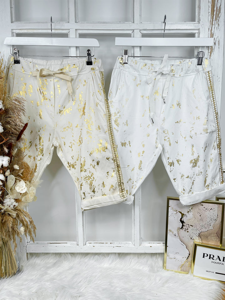 Kurze Jogpants Golden Times
