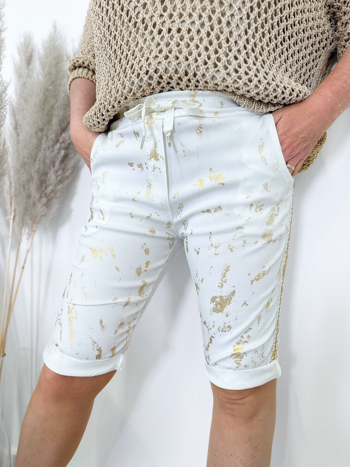 Kurze Jogpants Golden Times