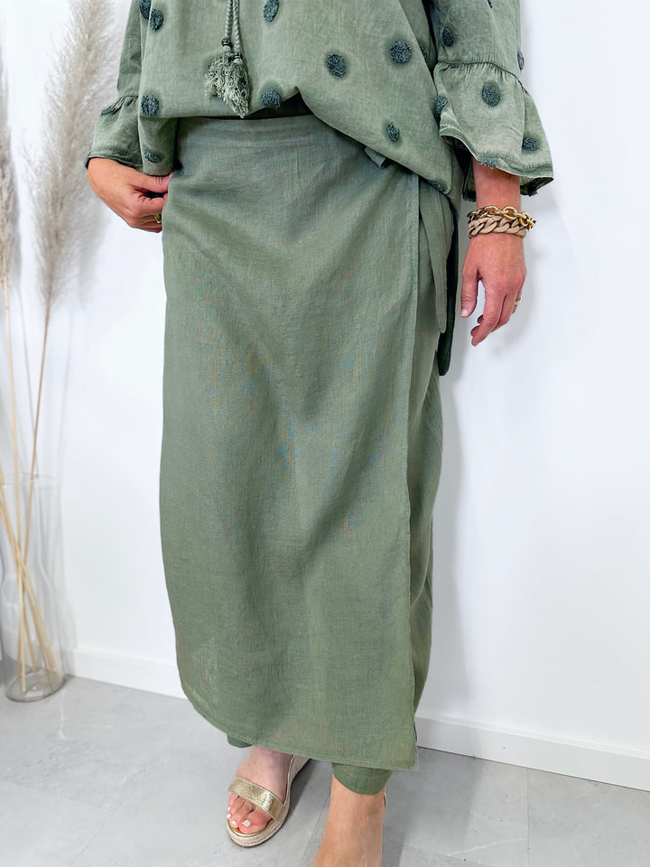 Leinen-Culotte Hose Miriam (4 Farben)