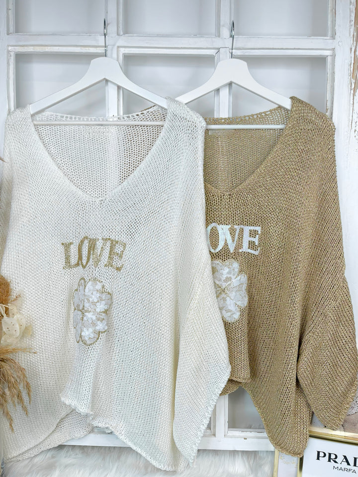 Strickpullover Lucky Love (2 Farben)
