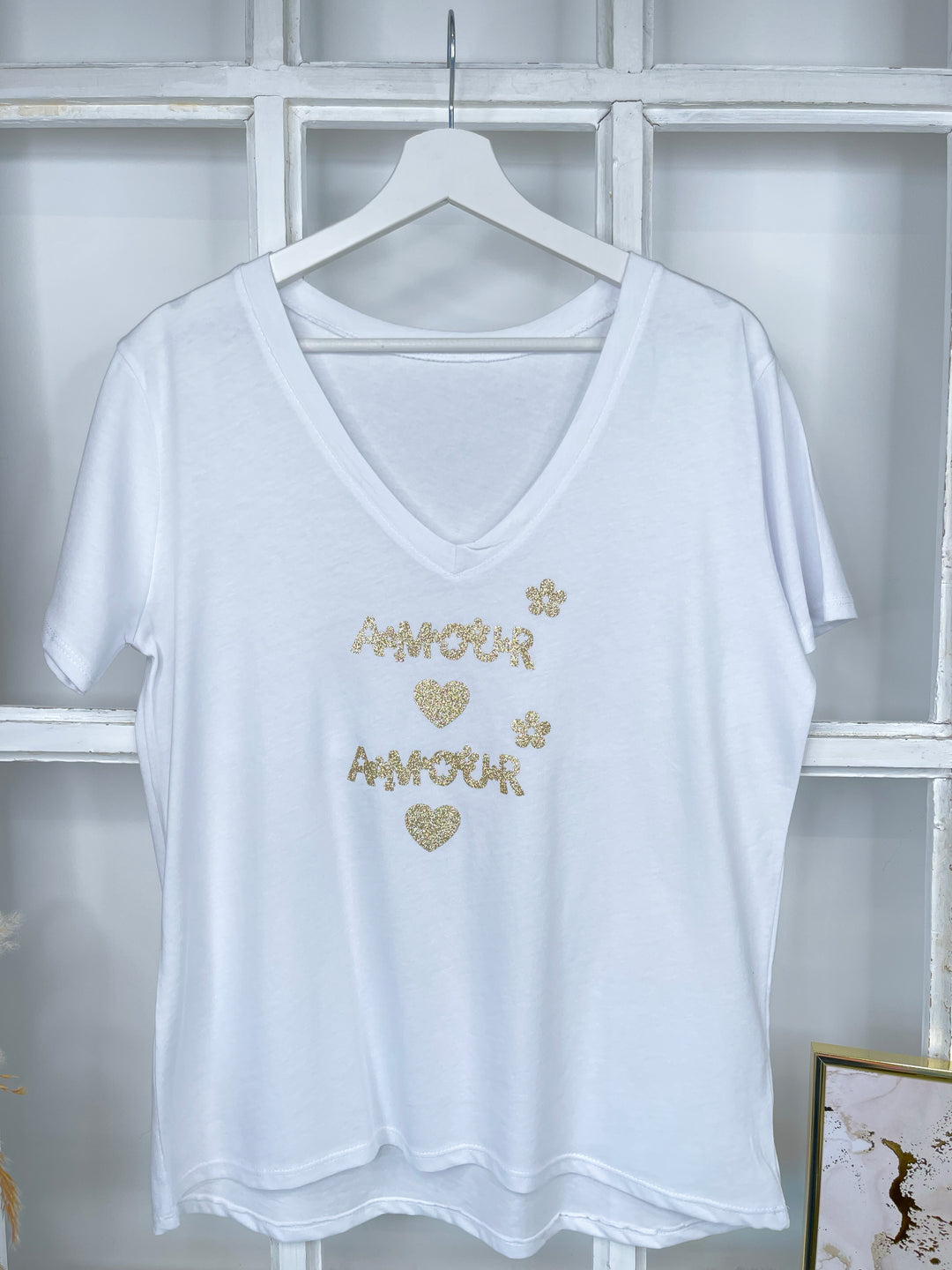 T-Shirt Glitter Amour