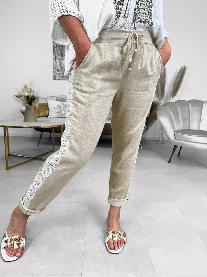 Leinenhose Très Chic