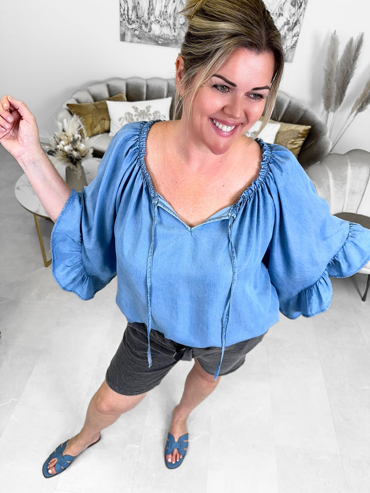 Jeans-Bluse Maisie