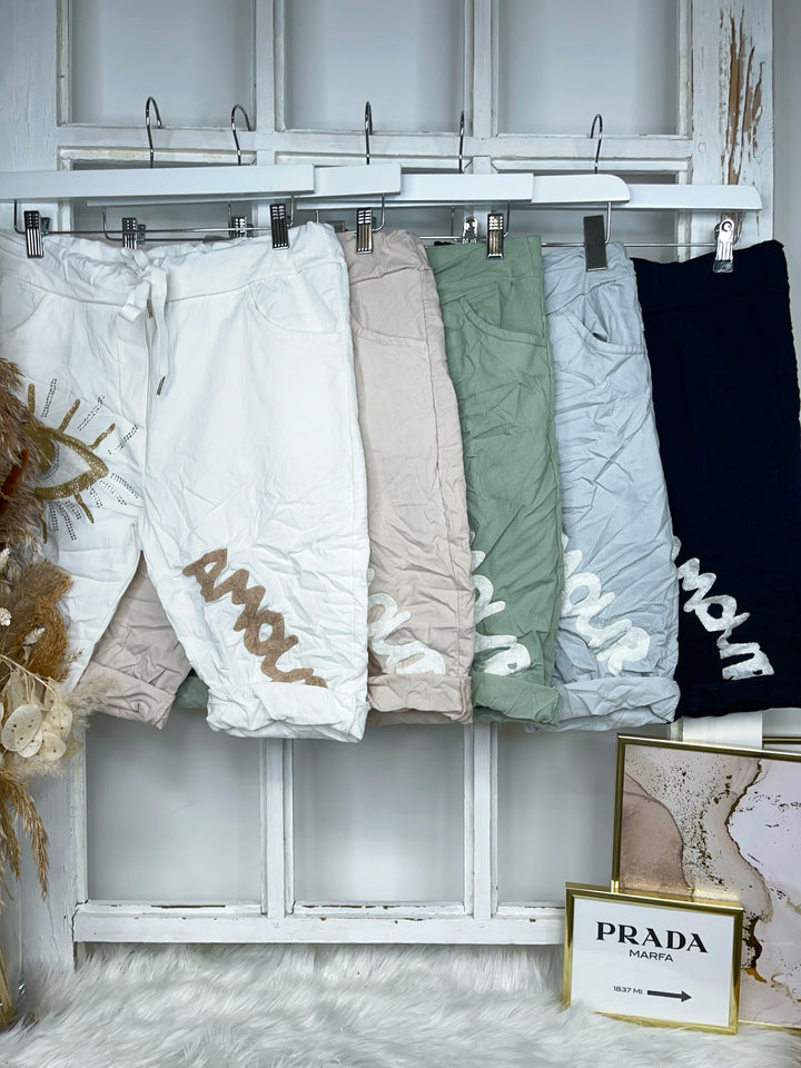 Kurze Jogpants Amour (5 Farben)