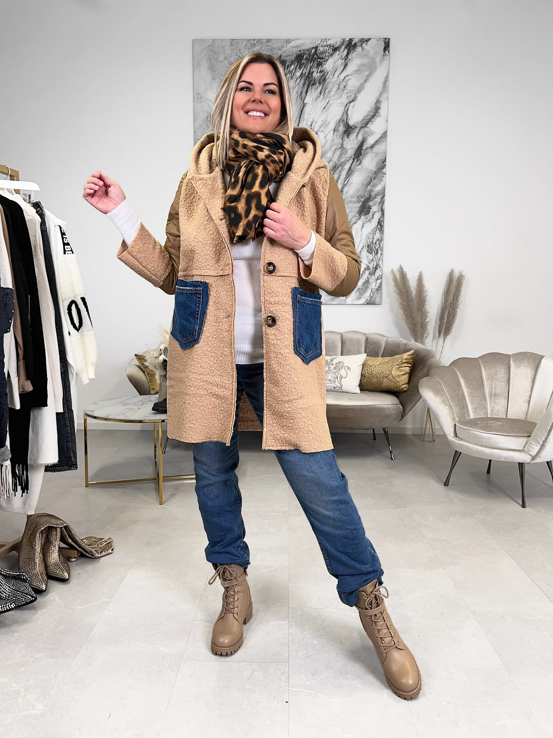 Wollmantel Happy Jeans (2 Farben)