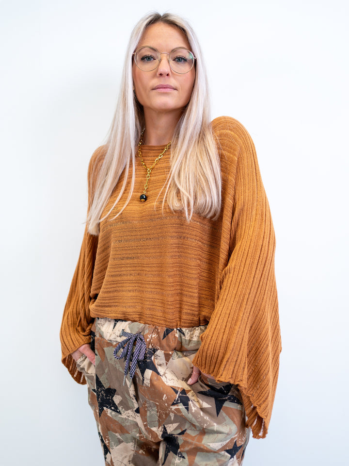 Strickshirt Ripped (2 Farben)