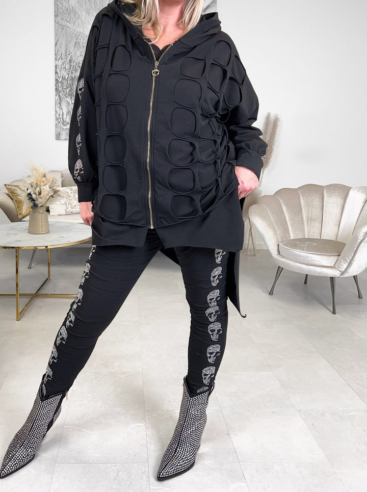 Oversized Jacke Skull Sleeves (6 Farben)