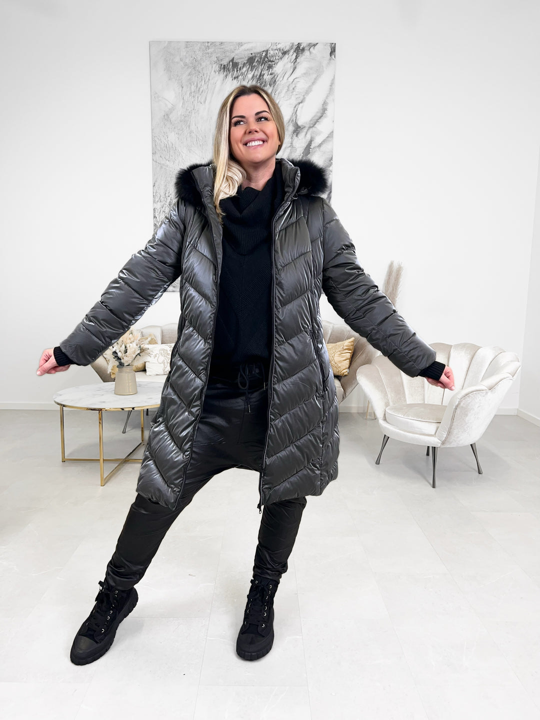 Steppjacke Black (2 Farben)