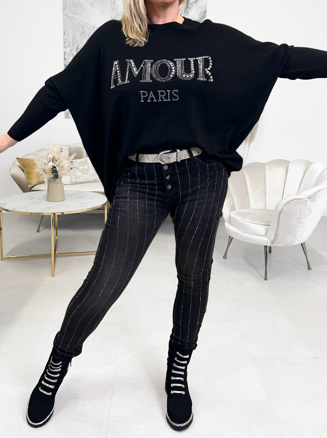 Strickpullover Amour (2 Farben)