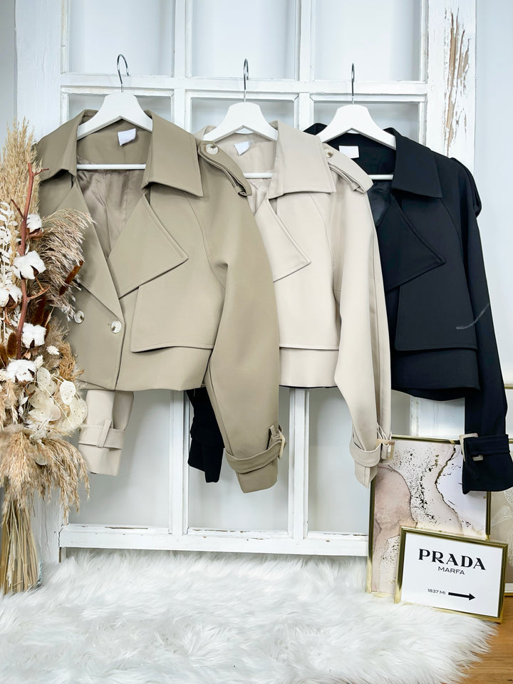 Trenchcoat Shorty (3 Farben)