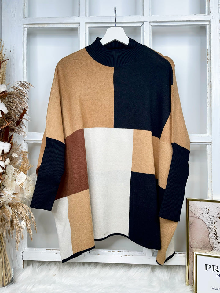 Strickpullover Many Quader