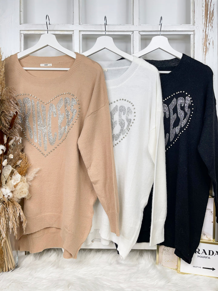 Strickpullover Princess of Glitter (3 Farben)