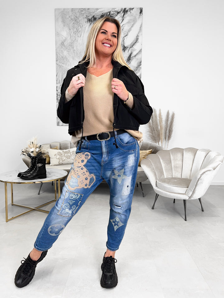 Jeans Teddy (2 Farben)