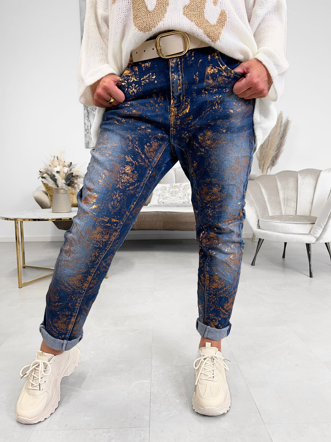 Jeans Brilliant Bronce