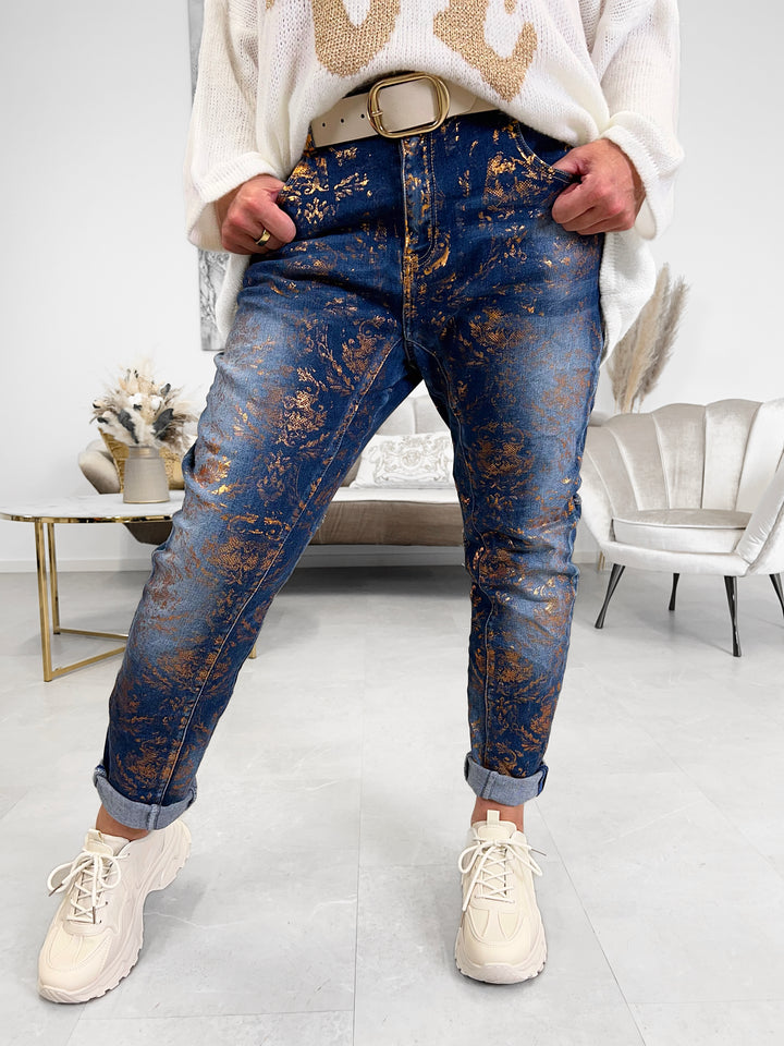 Jeans Brilliant Bronce