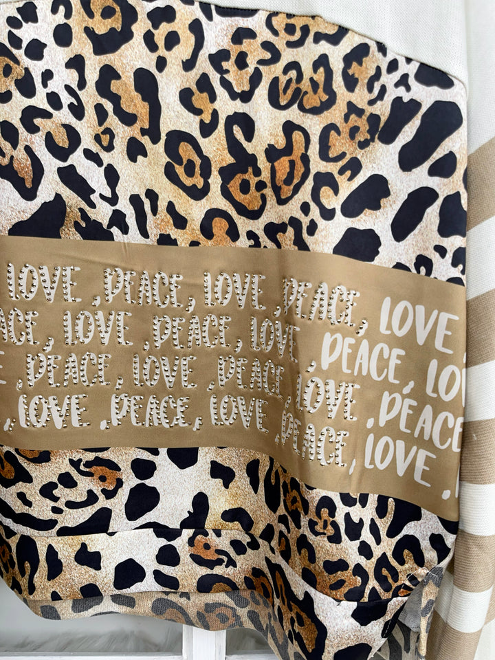 Langarmshirt Peace (2 Farben)