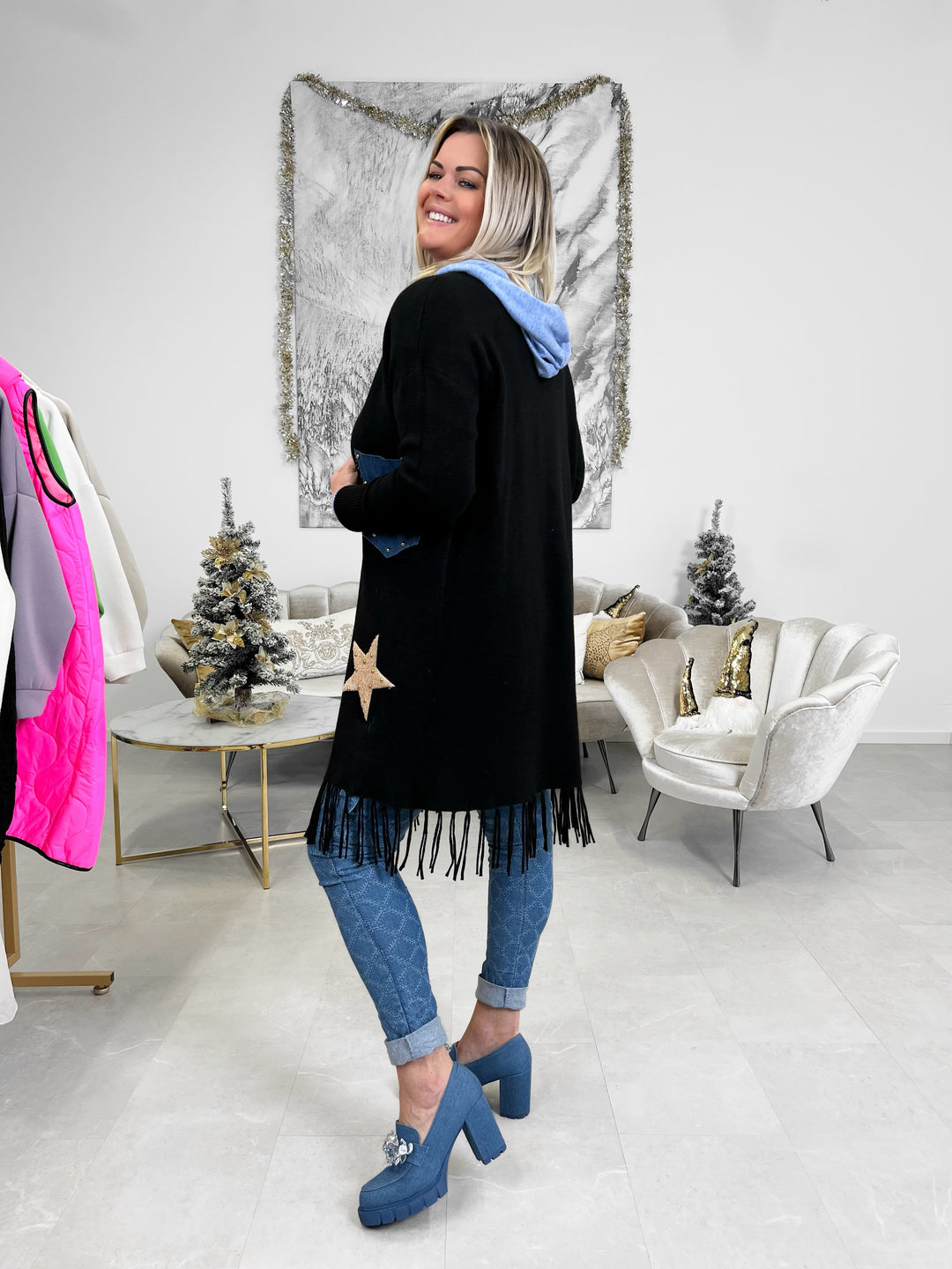 Strickjacke Stars (3 Farben)