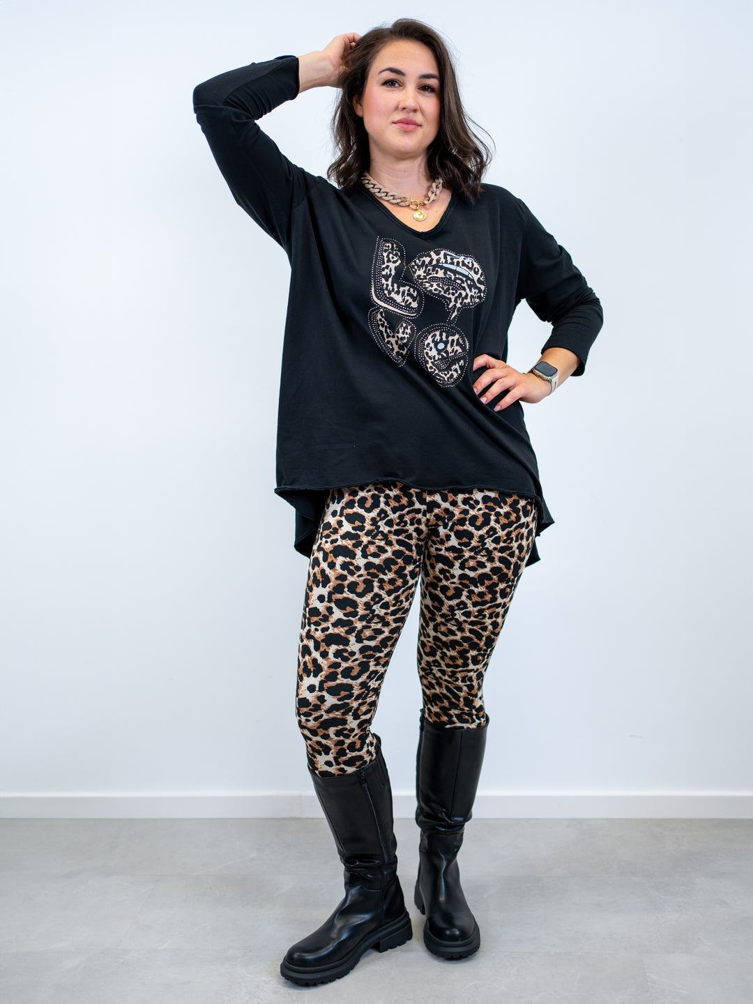Highwaist Leggings Charming Leopard