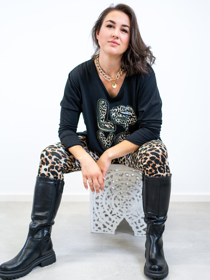 Highwaist Leggings Charming Leopard