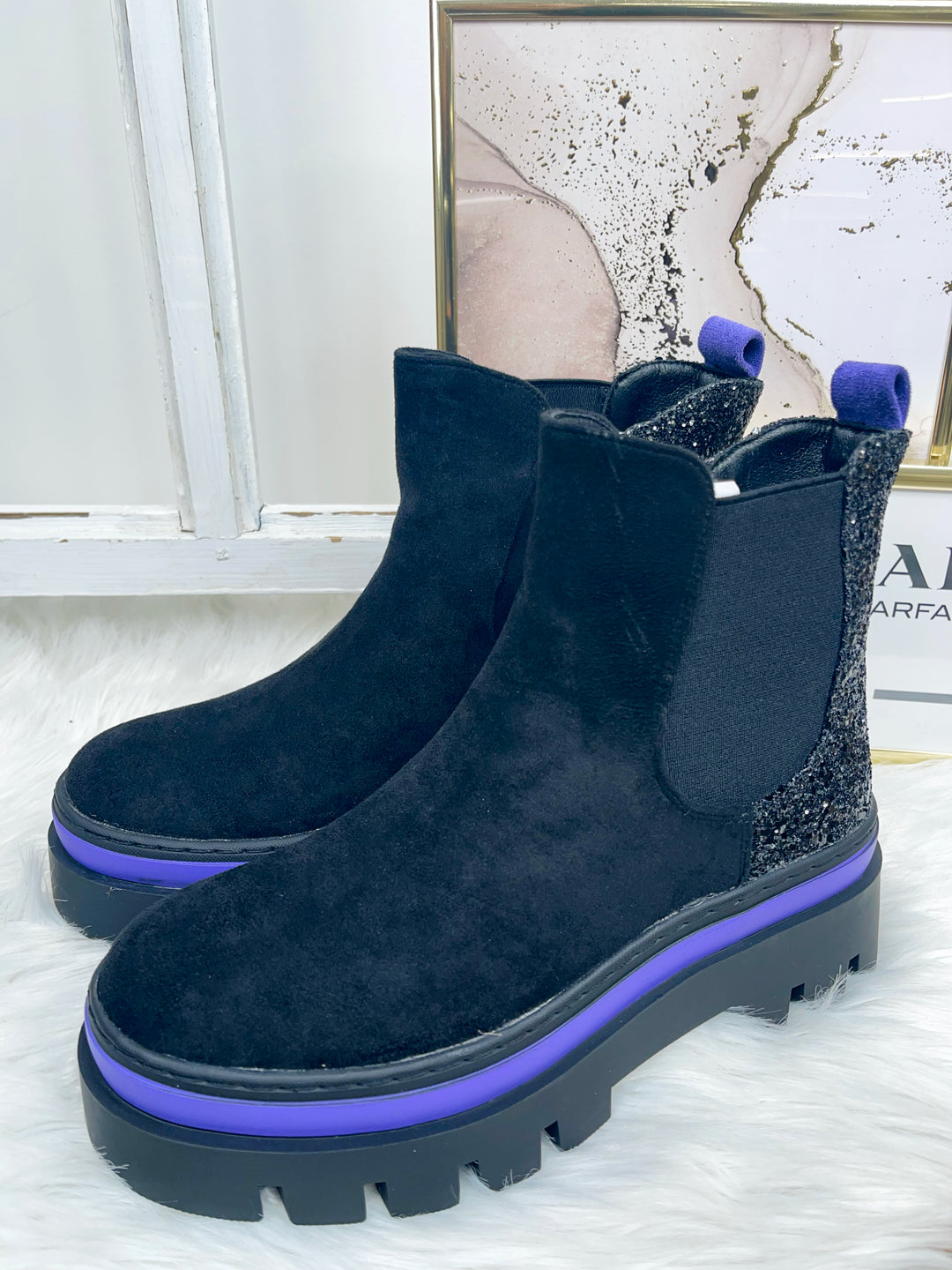 Boots Glitter Rear