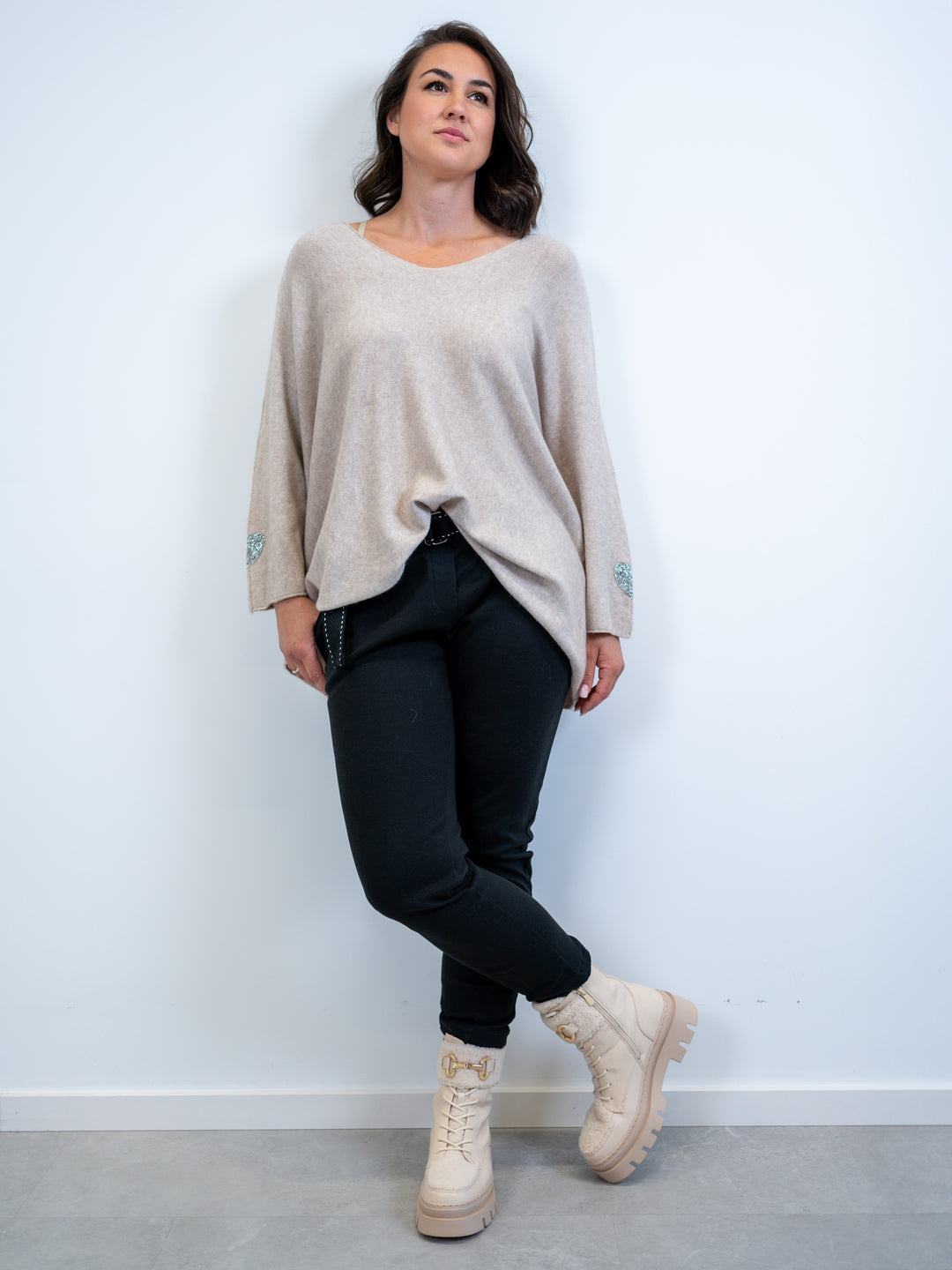 Strickpullover Brilliant Heart (4 Farben)