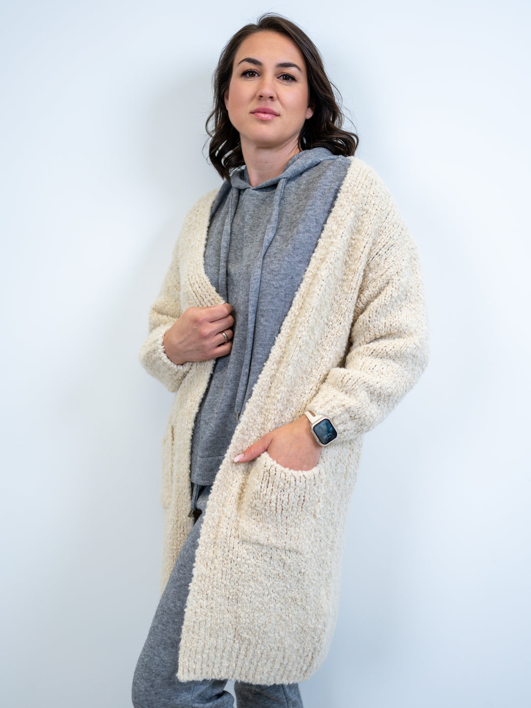 Strick-Hoodie Next Level (5 Farben)