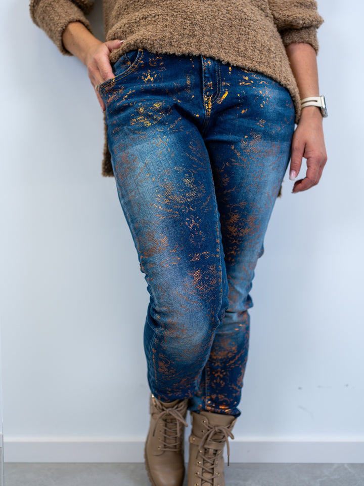 Jeans Brilliant Bronce