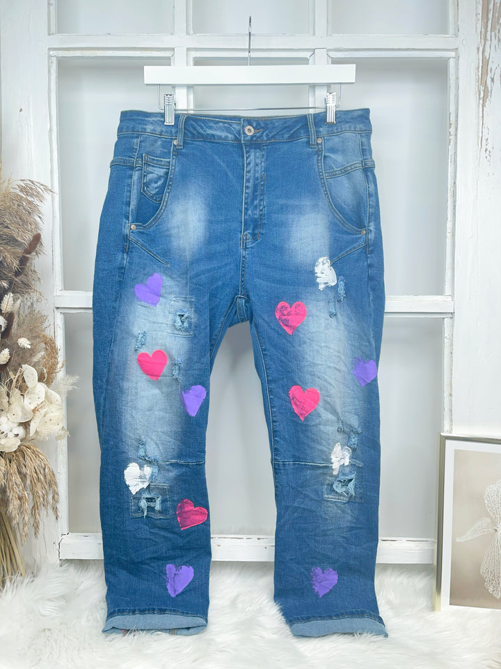 Jeans Mini Hearts