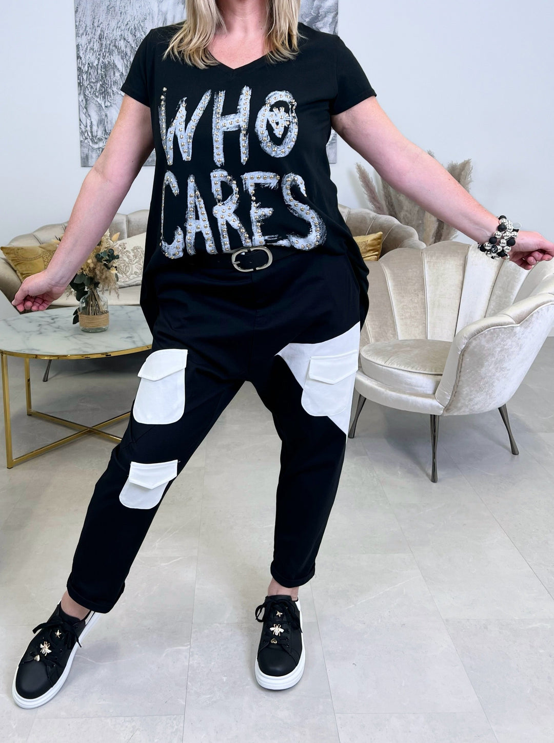 T-Shirt Who Cares (6 Farben)
