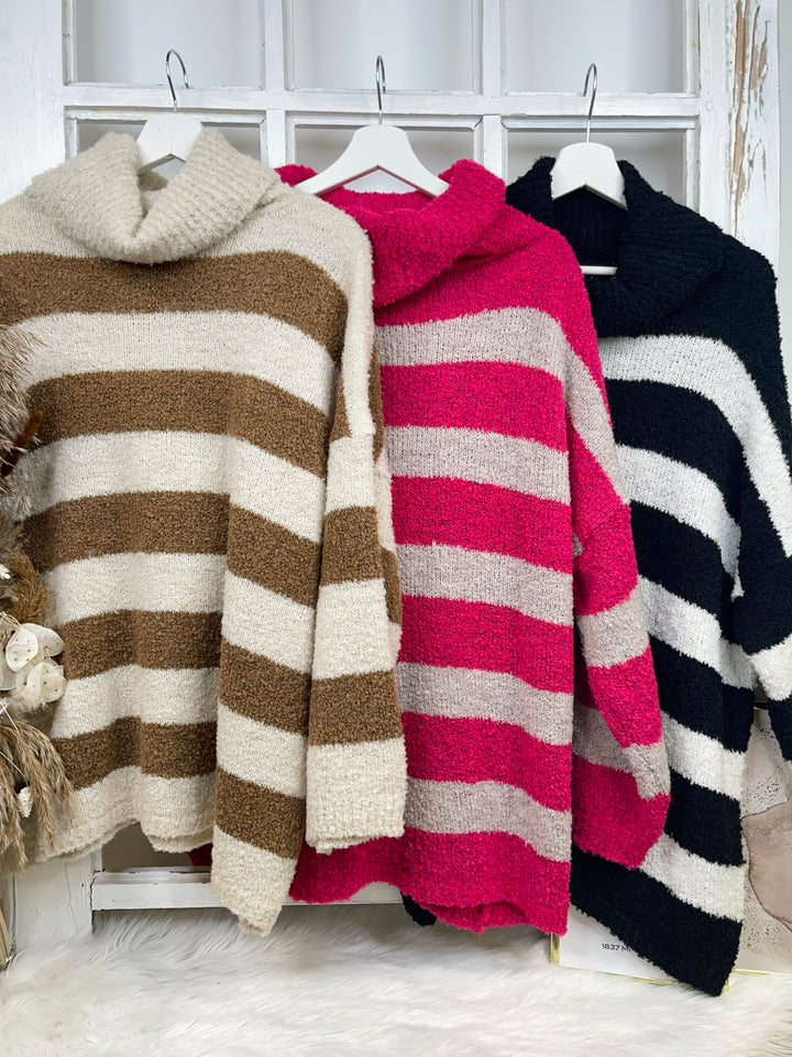 Strickpullover Stripes (3 Farben)