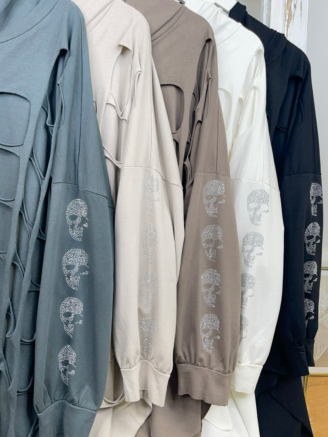 Oversized Jacke Skull Sleeves (6 Farben)