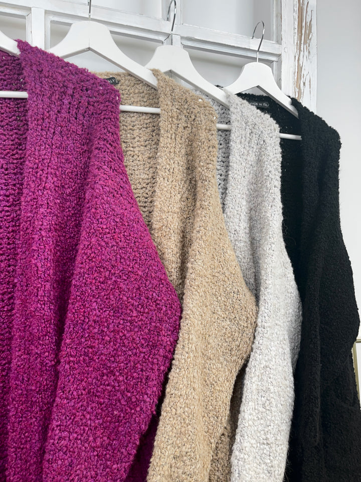 Strickjacke Snuggle Up (4 Farben)
