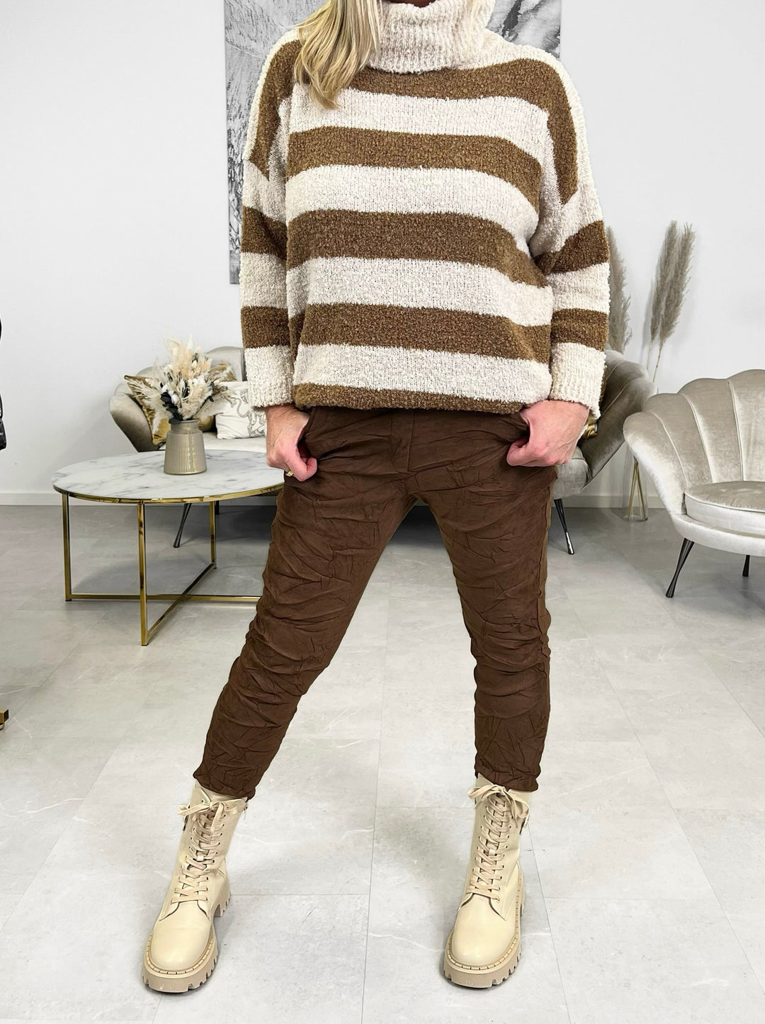 Strickpullover Stripes (3 Farben)