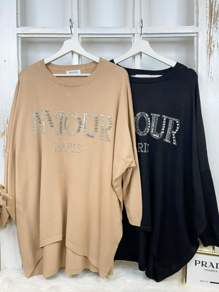 Strickpullover Amour (2 Farben)