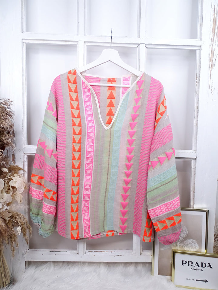 Kurze Bluse Dubai (2 Farben)