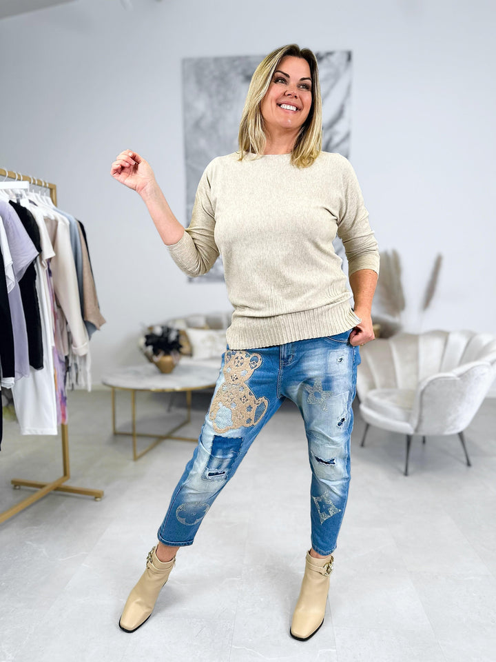 Jeans Teddy (2 Farben)