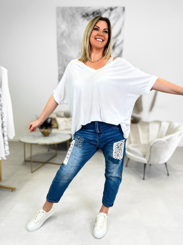Oversized Shirt Happy News (5 Farben)