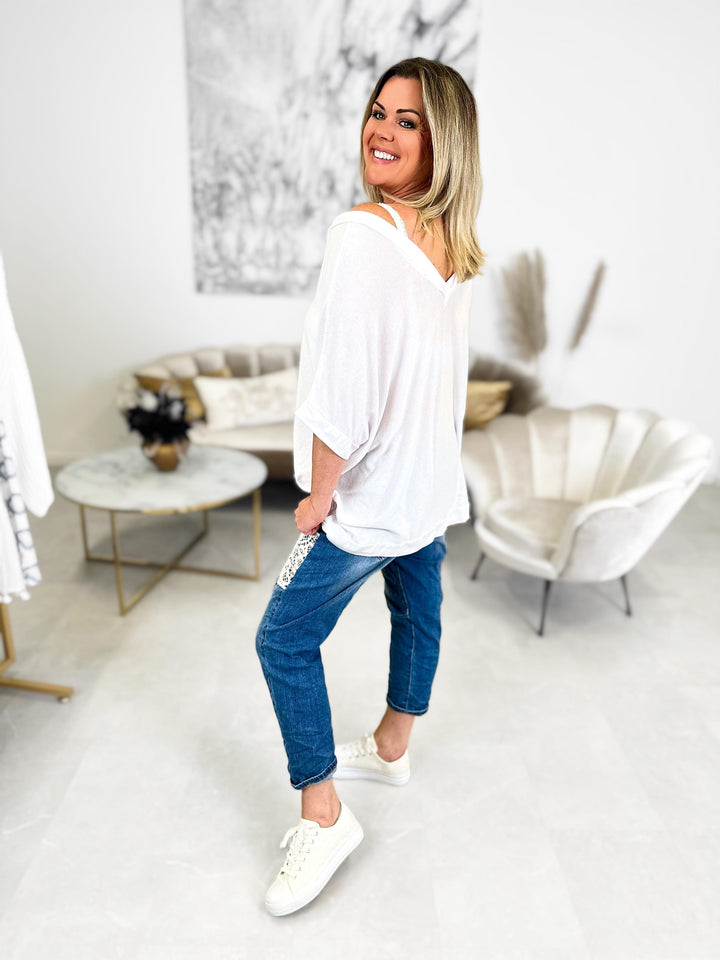 Oversized Shirt Happy News (5 Farben)