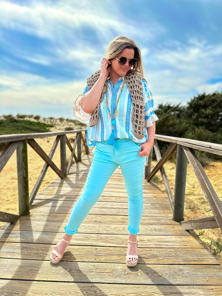 Bluse Odaiba Beach (2 Farben)