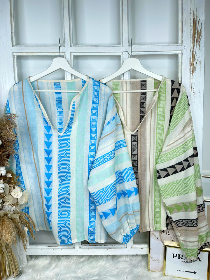 Kurze Bluse Dubai (2 Farben)
